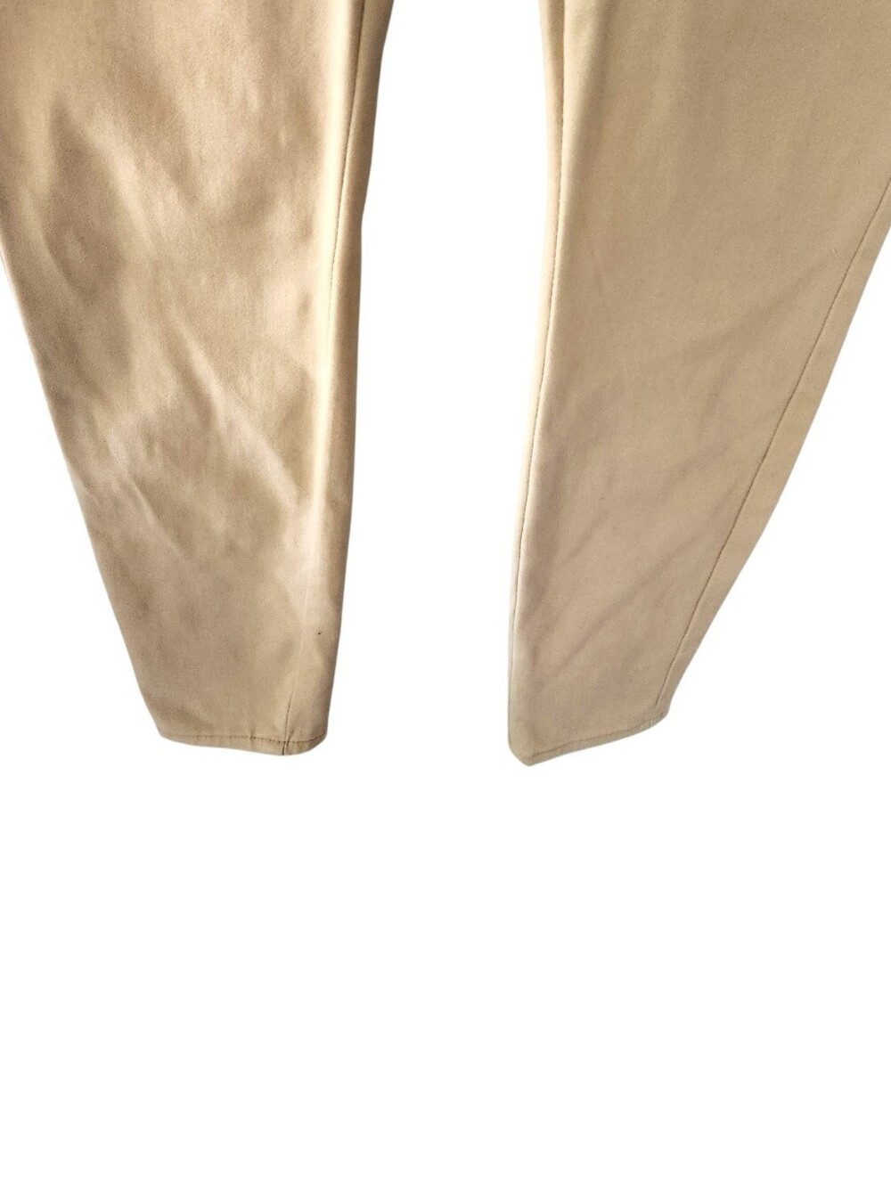 Levi Strauss Signature Pull-on Skinny Stretch Pants Cream Pockets Faux Zip Sz 12 - Picture 4 of 16